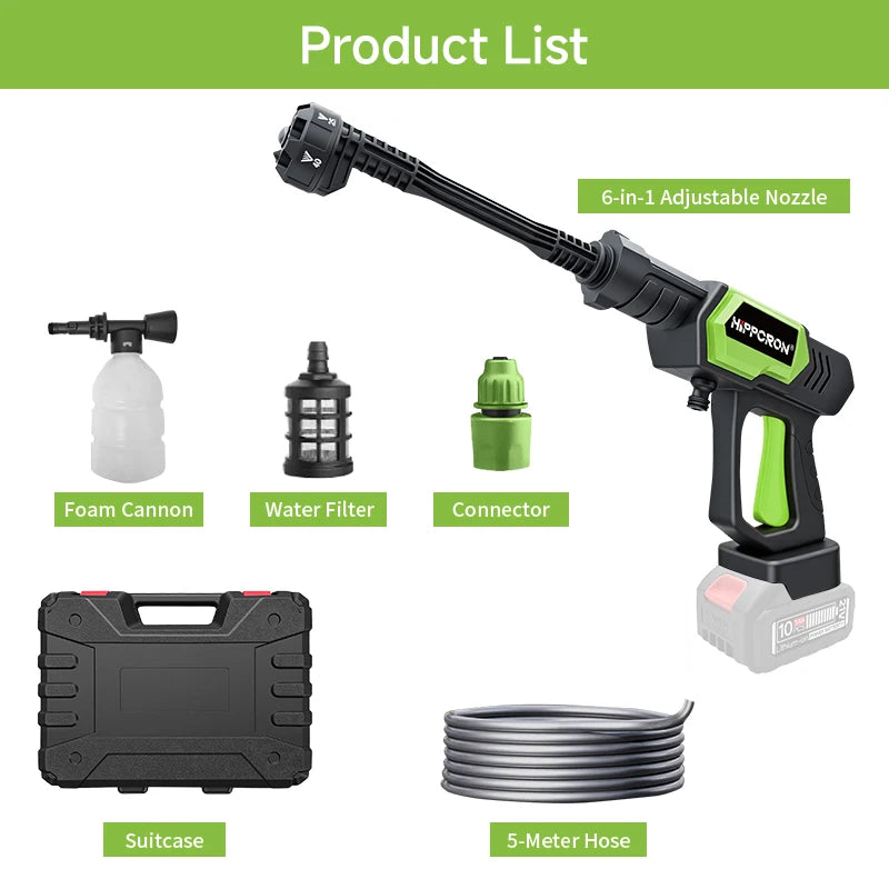 Aetriva™ HydroJet 21V Cordless High-Pressure Power Washer